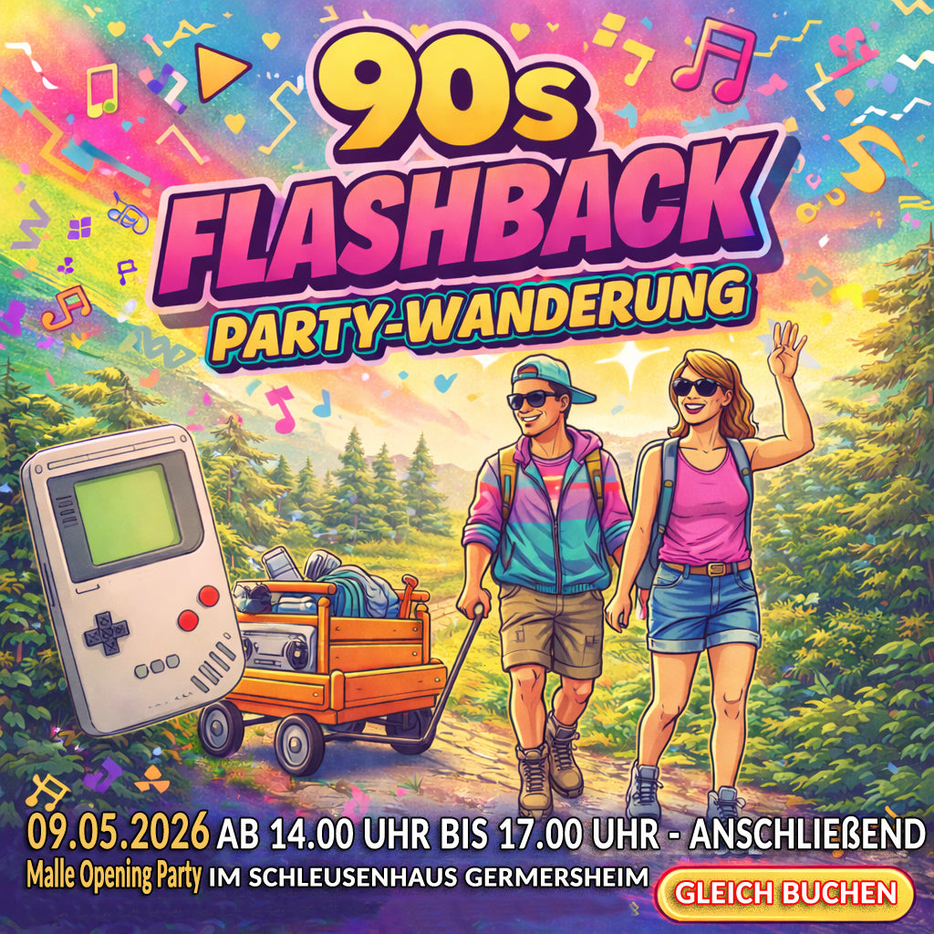 All Inklusive Premium 90s Flashback Wanderung - inkl. Verpflegung